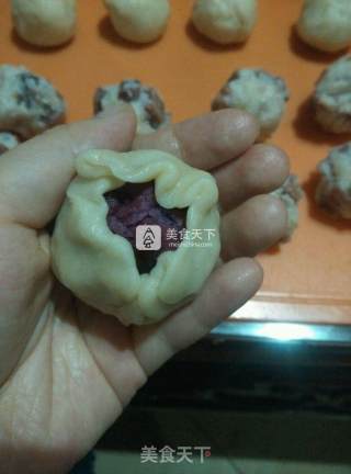 Purple Sweet Potato and Cranberry Snowy Mooncakes recipe