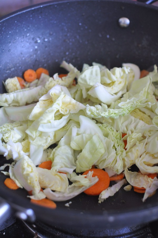 Japanese Style Salad Dressing Rice Bowl recipe