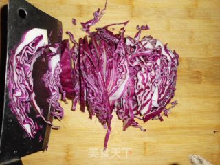 Let Spring Also be Cool-cold Purple Cabbage recipe