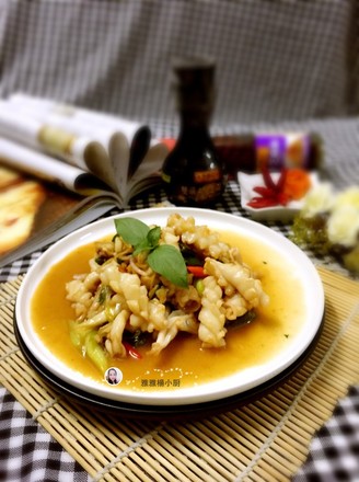 Stir Fried Squid Flower recipe