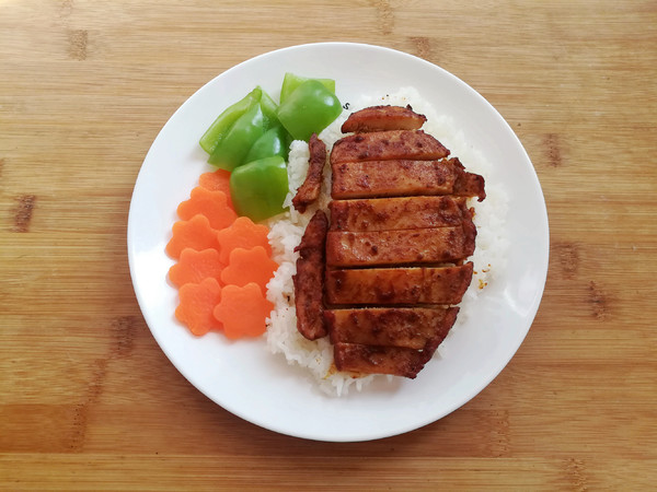 Teriyaki Chicken Chop Rice recipe