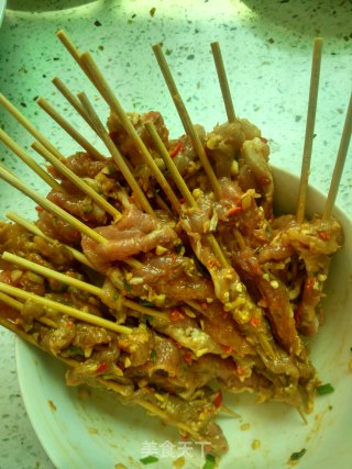 Spicy Meat Skewers recipe