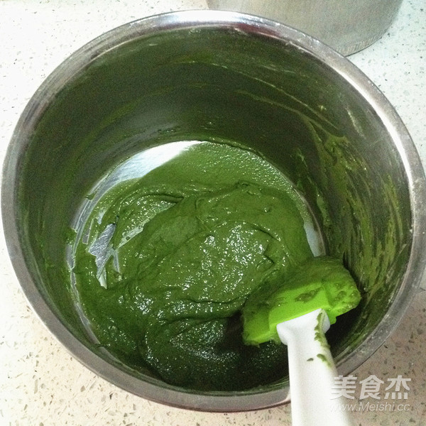 Matcha Steamed Cake is Delicious But Not Hot recipe