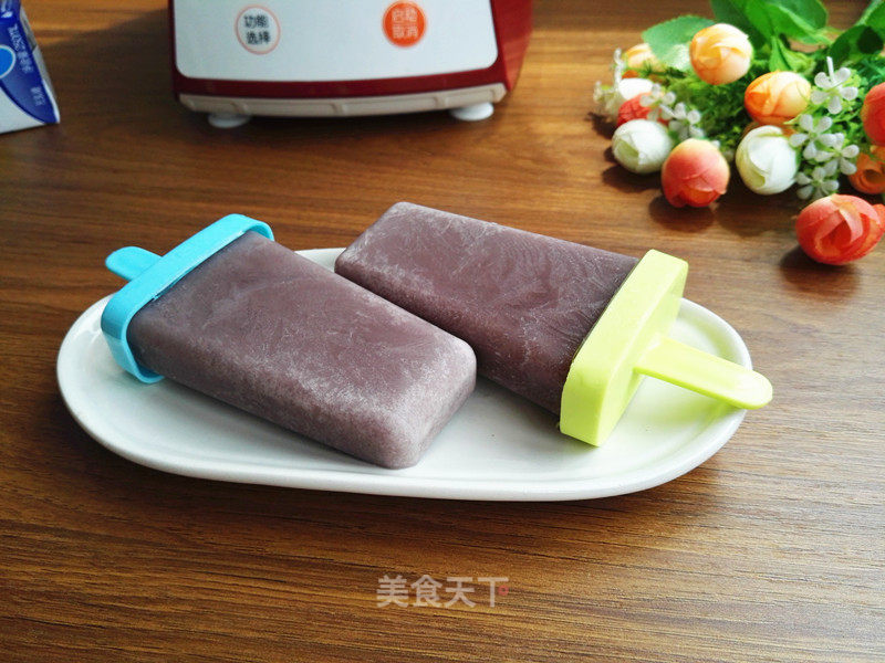 Red Bean Milk Popsicle recipe