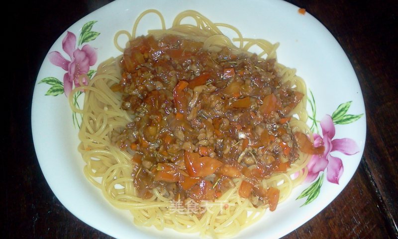 Spaghetti + Miso Soup recipe