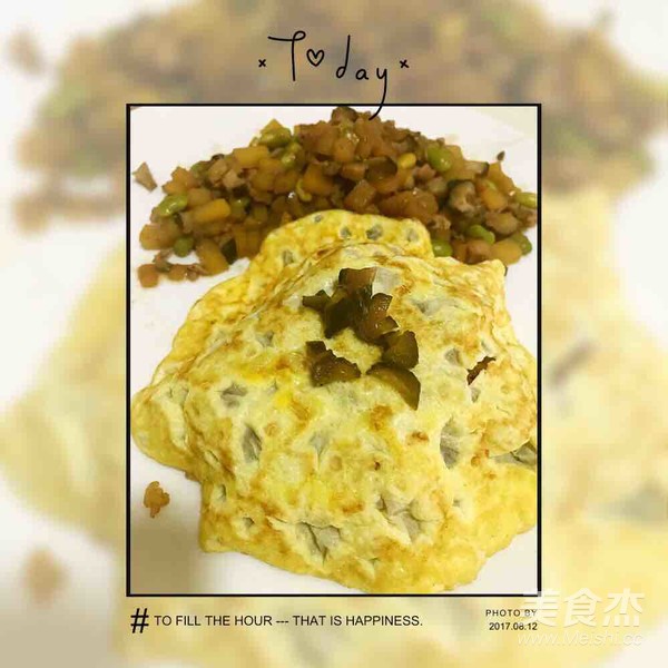 Home-cooked Omelet Rice recipe