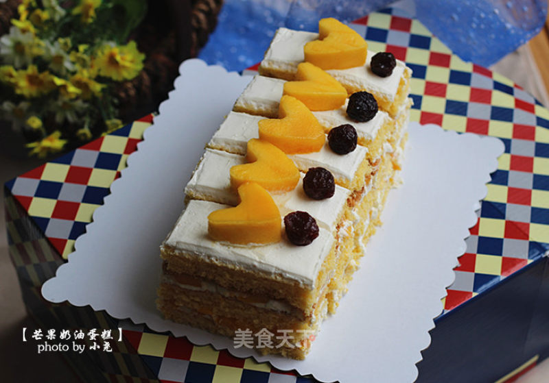 Mango Butter Cake recipe