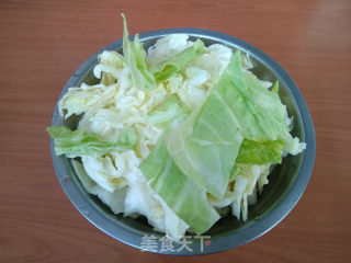 Stewed Cabbage with Hericium recipe