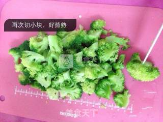 Baby Food Supplement-broccoli Mashed Rice Paste recipe