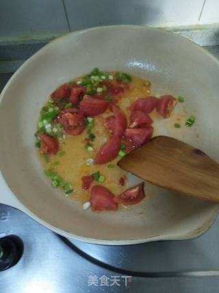 Stir-fried Tofu with Tomatoes and Rape recipe