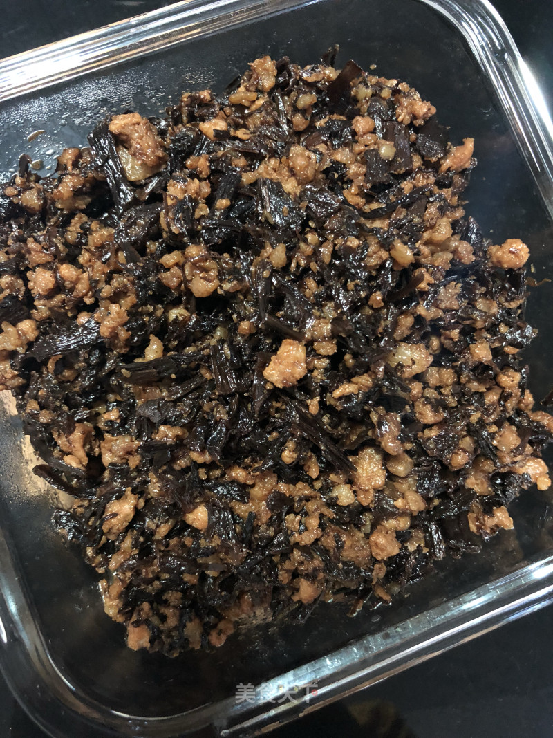 Plum Dried Vegetable Minced Meat recipe