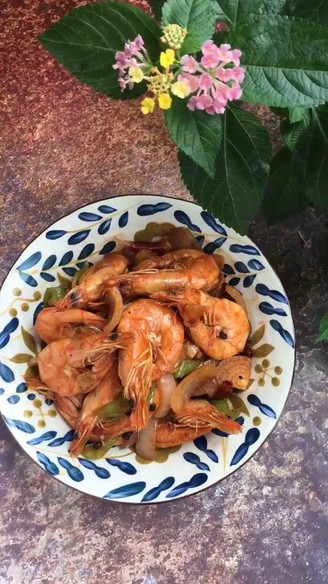 Spicy Fried Shrimp recipe