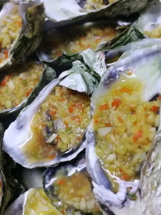 Steamed Garlic Oysters recipe
