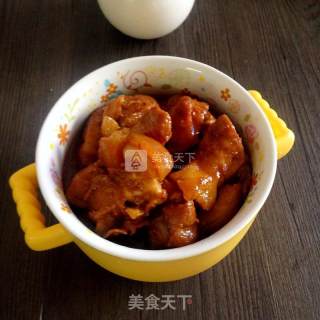 Stewed Pork Feet with Fermented Bean Curd recipe