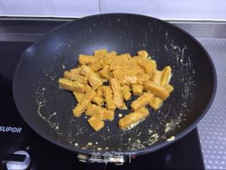 Baked Pumpkin with Salted Egg Yolk (not Fried) recipe