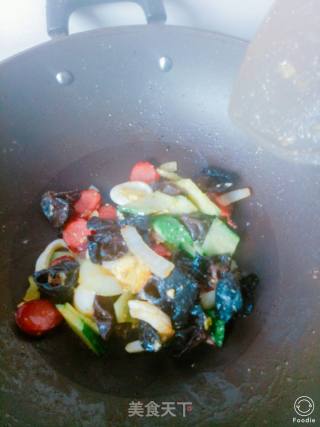 Egg Delicacies~five-color Stir-fried recipe