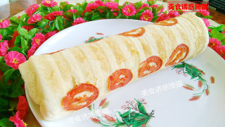 Tomato Cake Roll recipe