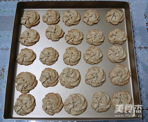 Okara Pork Floss Butter Cookies recipe