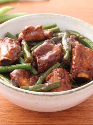 Braised Pork Ribs with Beans