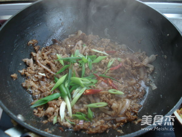 Beef with Scallions recipe