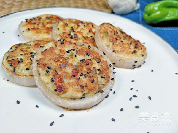 Pan-fried Onion Meatloaf recipe