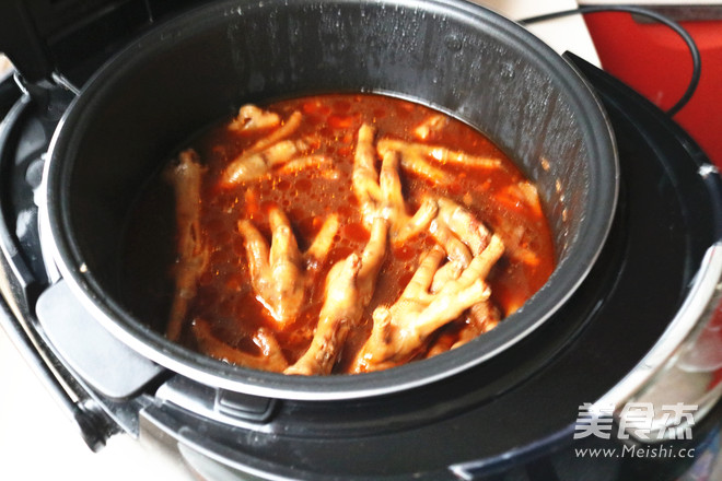 Rice Cooker Braised Chicken Feet recipe