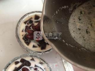 Summer Dessert--milk Tea Fragrant Honey Beans recipe