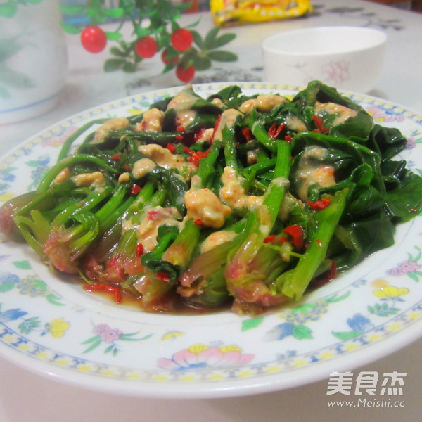 Fermented Bean Curd Mixed with Spinach recipe