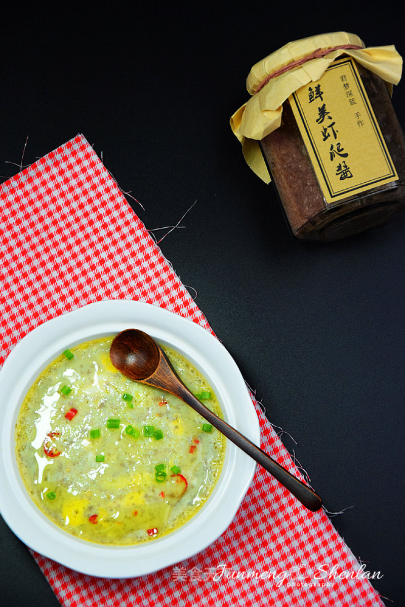 A Can of Fresh Sauce Envelops The Taste of The Sea [climbing Shrimp Paste Egg Custard] recipe