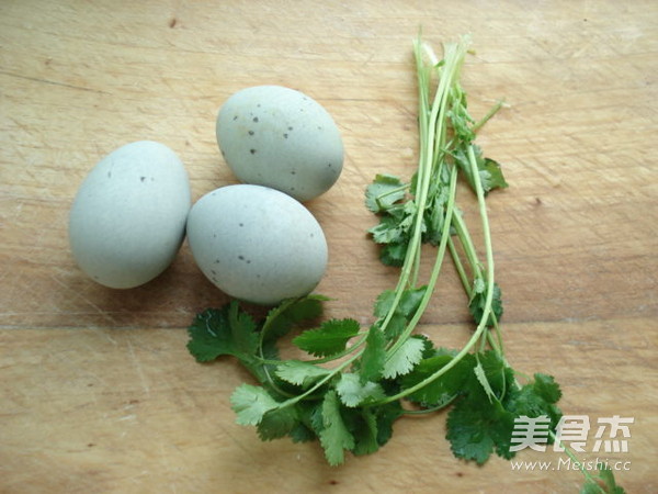 Preserved Egg with Cold Dressing recipe