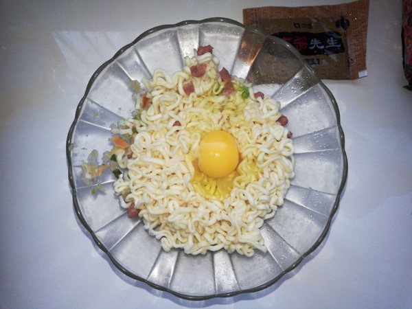 Bawang Supermarket丨instant Noodles Transformed into Delicious Omelets recipe