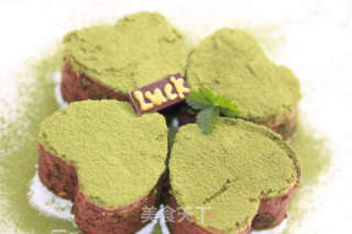 Four-leaf Clover Matcha Mousse-fresh in Spring, Green and Beautiful, Good Mood recipe