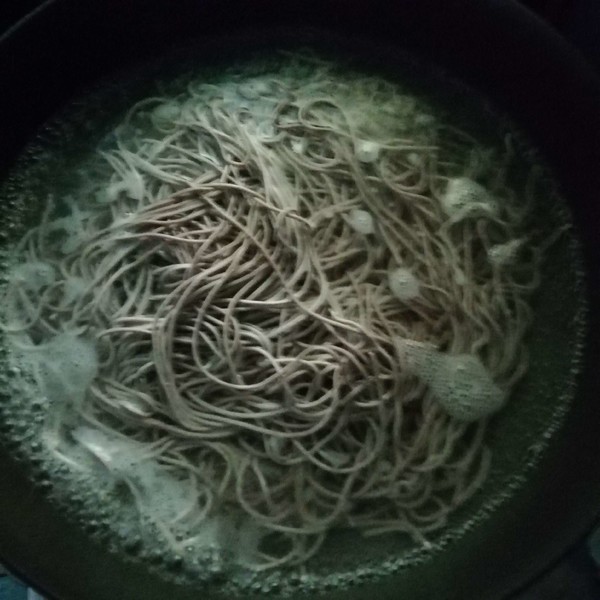 Whole Wheat Noodles with Scallion Oil recipe