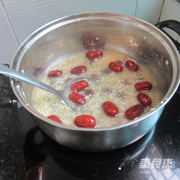 Sweet Wine Longan Boiled Red Dates recipe