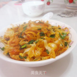 Curry Egg Fried Noodles recipe