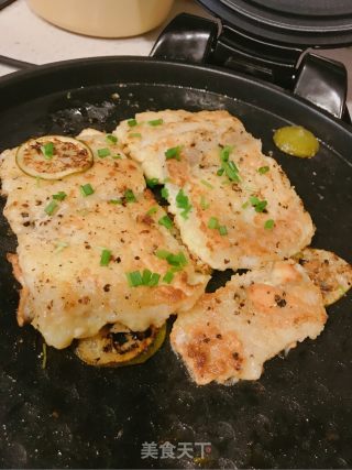 Fried Fish Steak with Black Pepper recipe