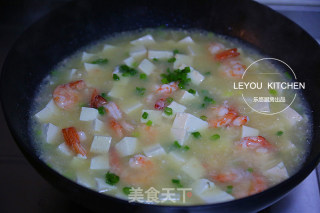 Braised Tofu with Shrimp recipe