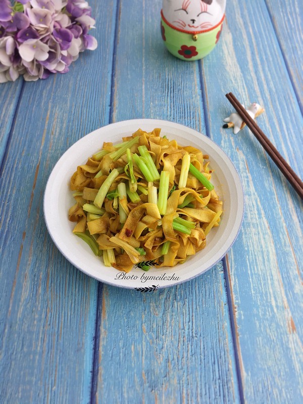 Vegetarian Stir-fried Bean Curd recipe