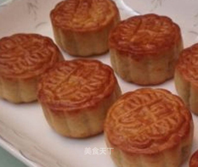 Red Fruit Bean Paste Mooncake recipe
