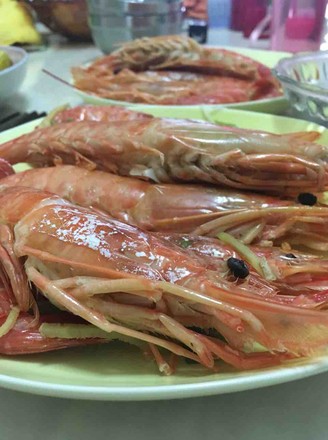 Steamed Argentine Red Shrimp recipe