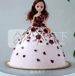 【barbie Cake】 recipe