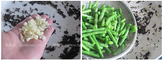 Stir-fried Cowpeas with Plum Dried Vegetables recipe