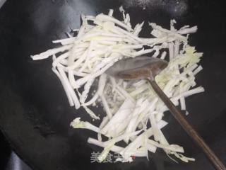 #快手素菜#shredded Cabbage in Oyster Sauce recipe
