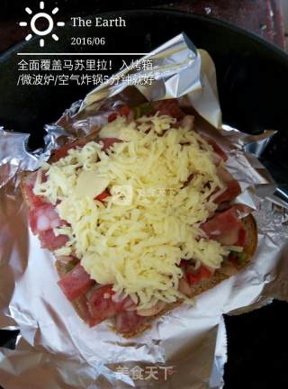 Easy Bread Pizza recipe
