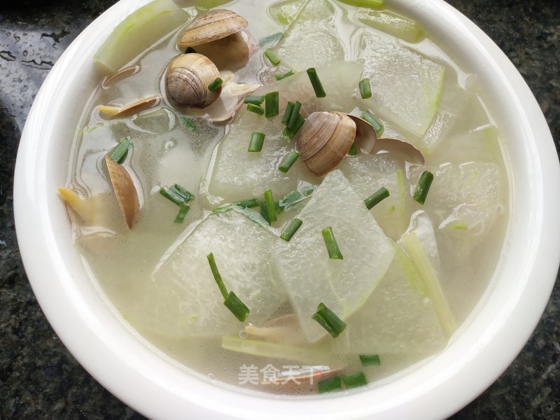 Yellow Clam and Winter Melon Soup