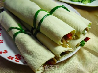 Vegetable and Bean Roll recipe