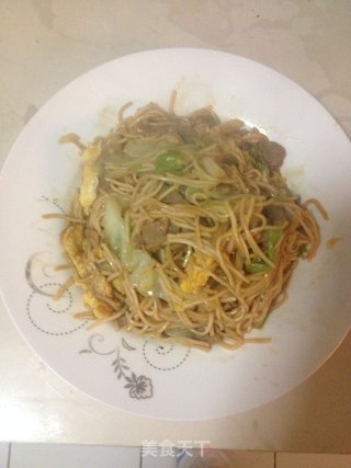 Three Fresh Fried Noodles recipe