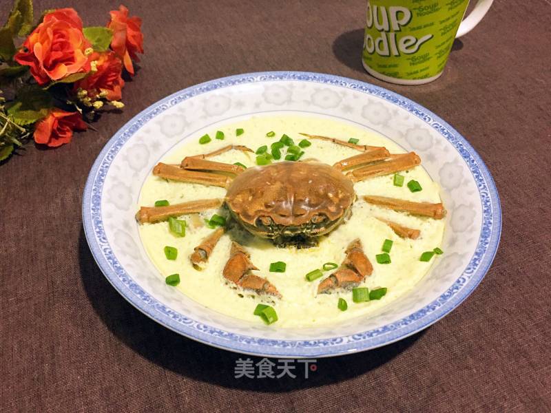 Steamed Crab with Egg