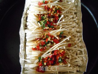 Tin Foil Enoki Mushroom recipe