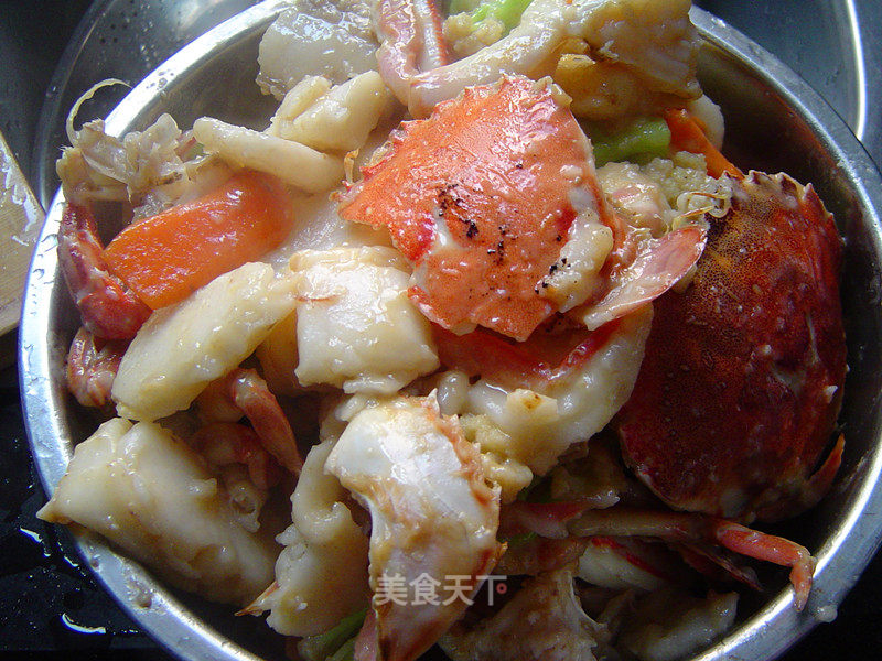 [fuzhou Home Cooking] Stir-fried Bai Kueh with Live Crab recipe